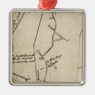 From New York to Philadelphia 49 Metal Tree Decoration