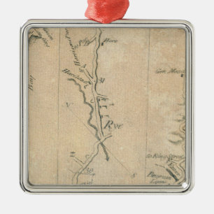 From New York to Stratford 3 Metal Tree Decoration