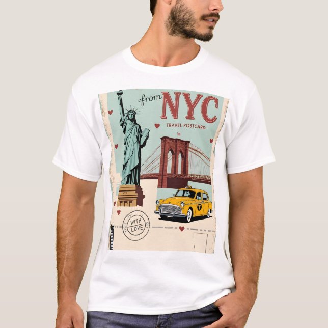 From New York, with Love – Uptown Cool Harlem  T-Shirt (Front)