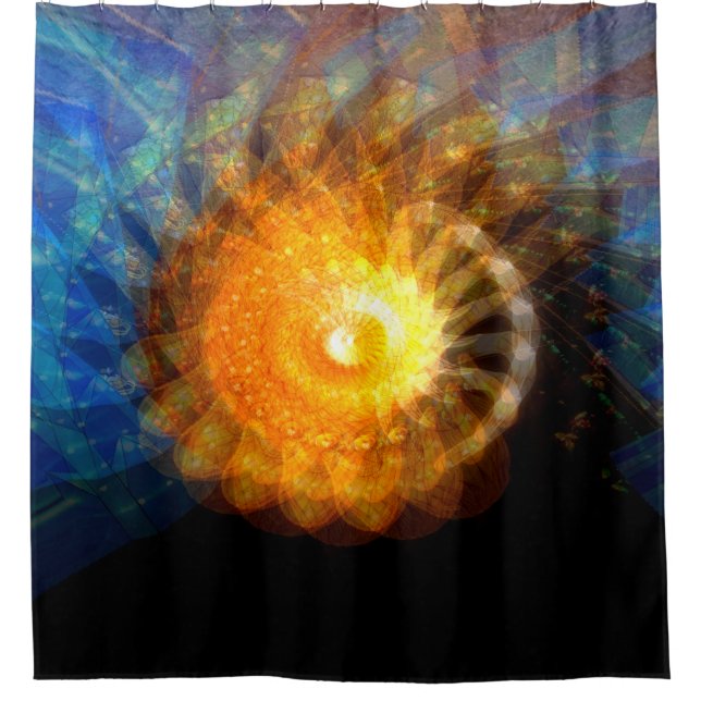 From Night into Day...... Shower Curtain (Front)
