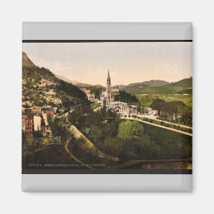 From Notre Dame de Lourdes, Lourdes, Pyrenees, Fra Magnet