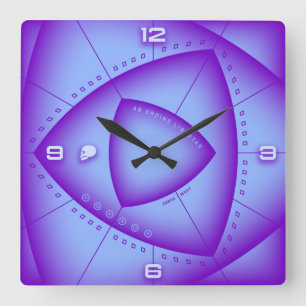 From Order Comes Freedom Square Wall Clock