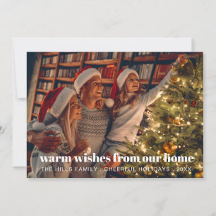 From Our Home to Yours Family Holiday Greetings Card