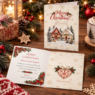 From Our Home to Yours Nordic Christmas Cottages Card
