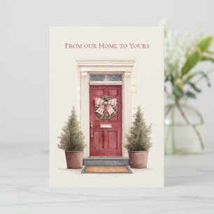 From Our Home to Yours Red Holiday Christmas