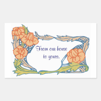 From Our House to Yours Customise Sticker