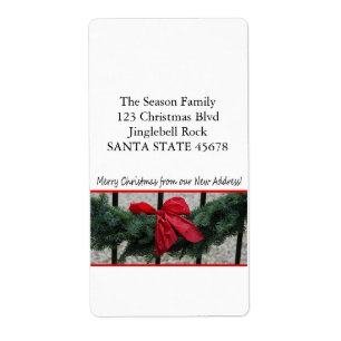 From our new address Christmas Wreath