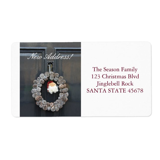 From our new address Christmas Wreath (Front)