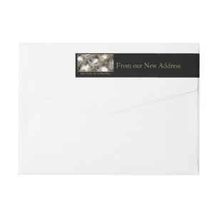 From our new Address Silver Ornaments Wrap Around Label