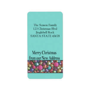 From our new Home coloured ornaments Label