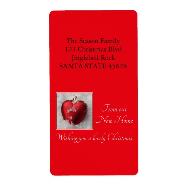 From our new Home Heart ornaments (Front)