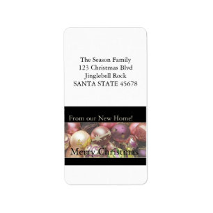 From our new Home pastel ornaments Label