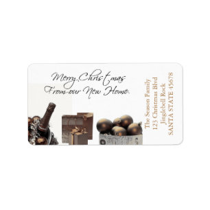 From our new Home Sepia collage Label