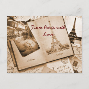 From Paris with Love Postcard