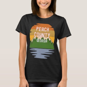 From Peach County Georgia Vintage Sunset T-Shirt