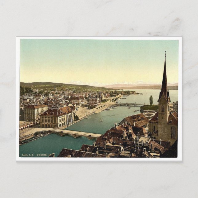 From Peter Church, with Farumunster and Alpenkette Postcard (Front)