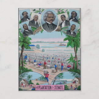 From Plantation To The Senate Postcard