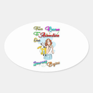 From Rescue To Adventure Our Journey Begins Paws Oval Sticker