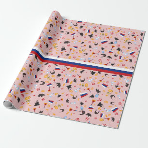 From Russia With Love- Russian flag Wrapping Paper