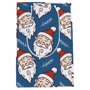 From Santa Child's Name Merry Christmas Family  Medium Gift Bag