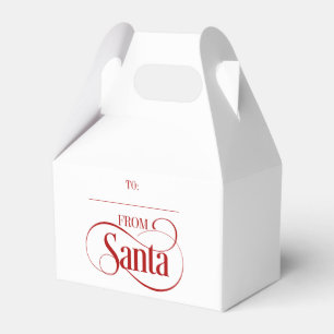 From Santa Claus Christmas Holiday Favour Box