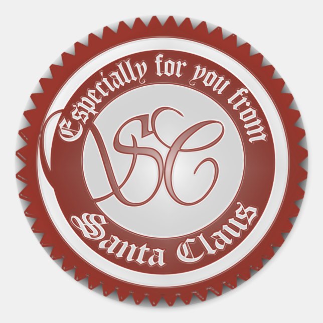From Santa Claus Sticker (Front)