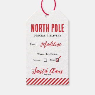 From Santa Gift Tag for Kids Editable