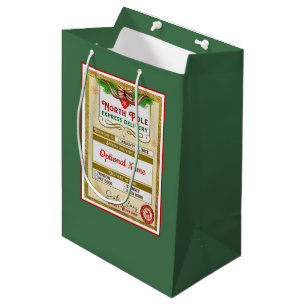 From Santa North Pole Express Naughty or Nice Medium Gift Bag