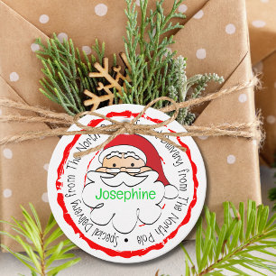 From Santa North Pole Special Delivery Christmas Favour Tags
