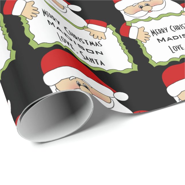 From Santa Personalised Wrapping Paper (Roll Corner)