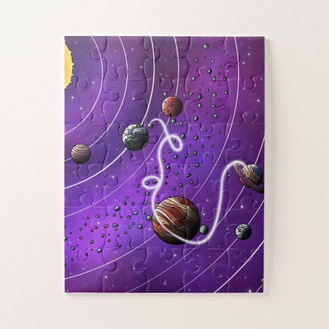From Saturn to the Moon Puzzle (Vertical)