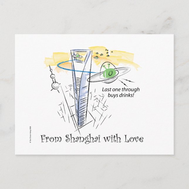 From Shanghai with Love Postcard (Front)