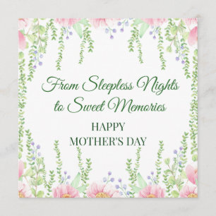 From Sleepless Nights to Sweet Memories - Card