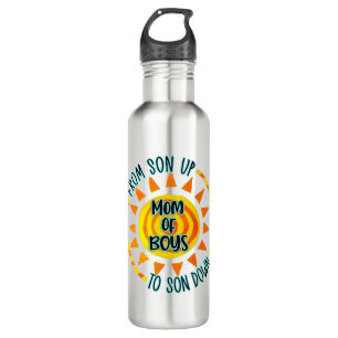 From Son Up To Son Down Mum of Boys 710 Ml Water Bottle