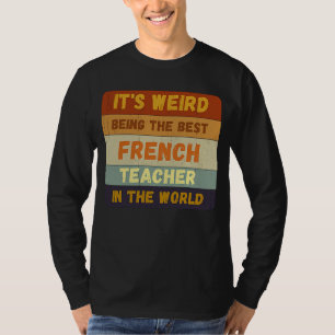 From Student To Best French Teacher World Vintage T-Shirt