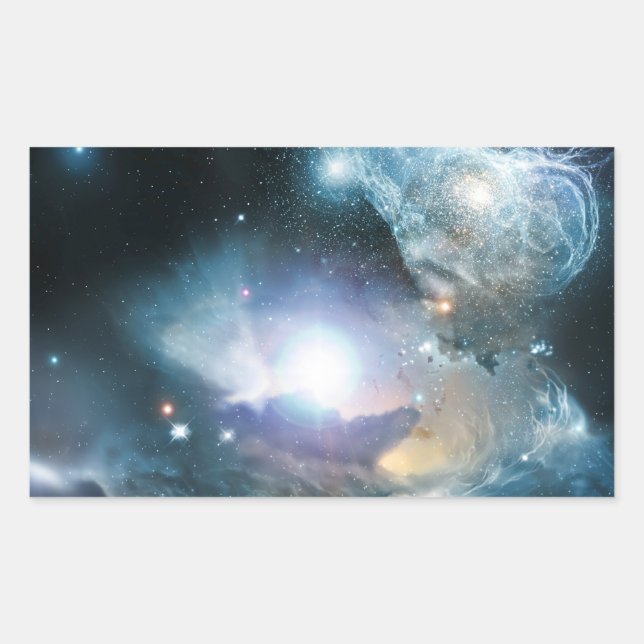 From the ashes of the first stars rectangular sticker (Front)