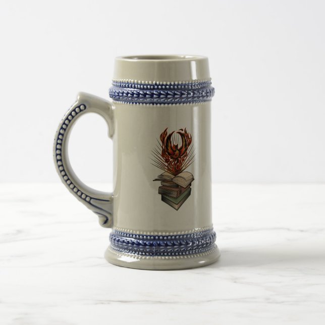 From The Books Beer Stein (Left)