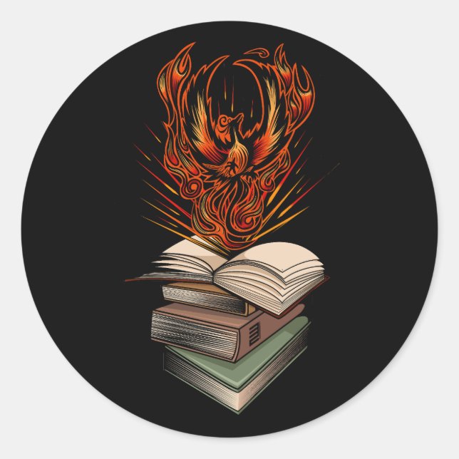 From The Books Classic Round Sticker (Front)