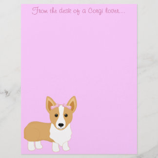 From the desk of a Corgi lover... Stationery