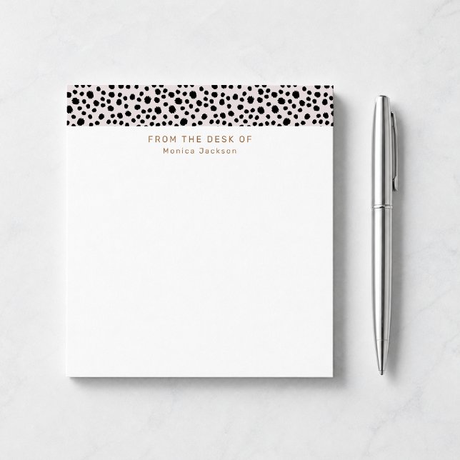 From the desk of Animal Print Tearaway Notepad (Creator Uploaded)