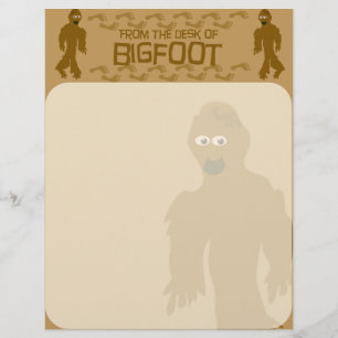 From the desk of bigfoot!