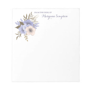 From the Desk of - Elegant Bouquet of Flowers Notepad