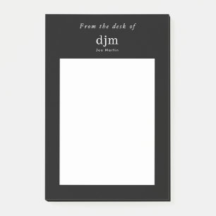 From The Desk Of Minimalist Simple Business Post-it Notes