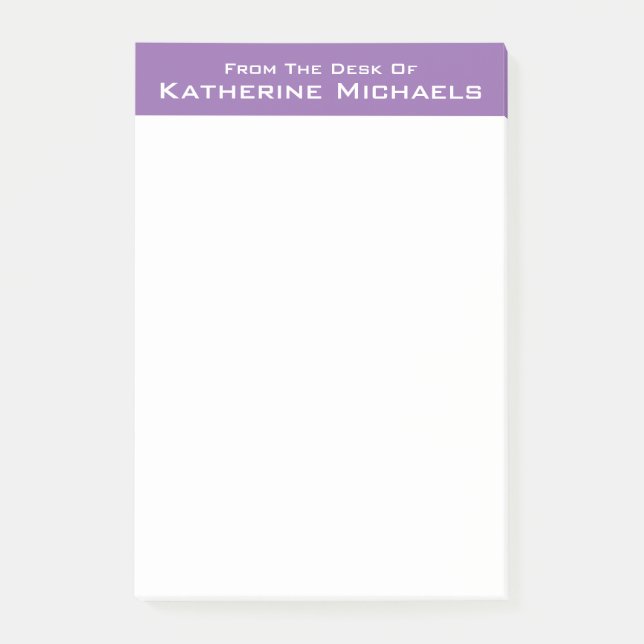 From The Desk Of Post-it Notes (Front)