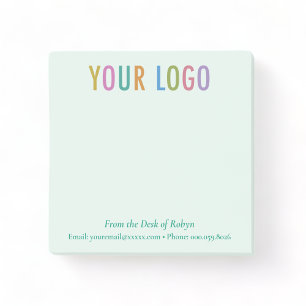 From the Desk Of Post-it® Notes with Logo Green