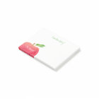 From The Desk of Teacher Red Watercolor Apple