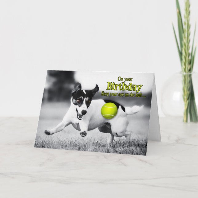 from the Dog Birthday - Go Fetch JRT Card (Front)