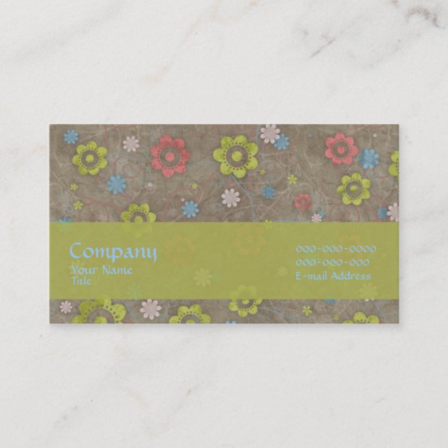 From the Earth Business Card (Front)