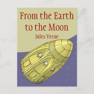 From the Earth to the Moon - Jules Verne Postcard