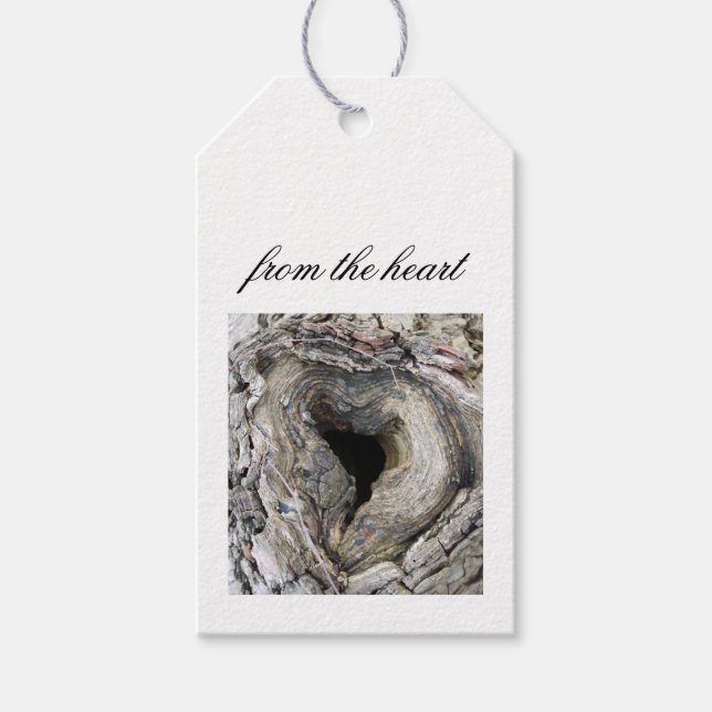 From the Heart Gift Tags (Front)